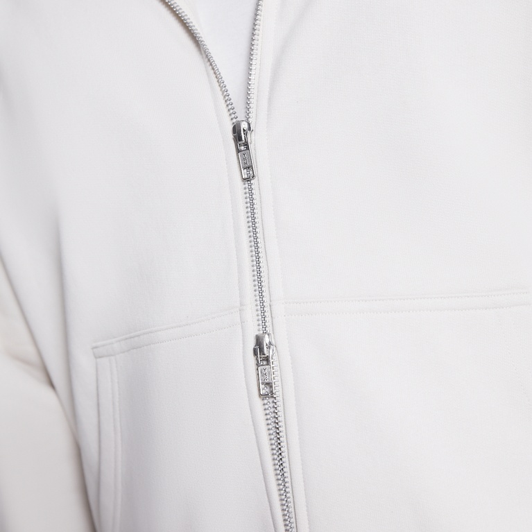 Boxy zip hoodie "Lindon" Ivory